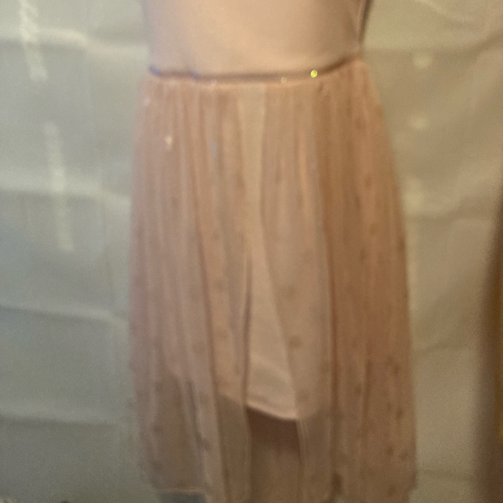 Simple Light pink flare junior’s Dress